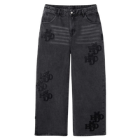 HMDDLA PANT 'DOUBLE BLACK PATCH'