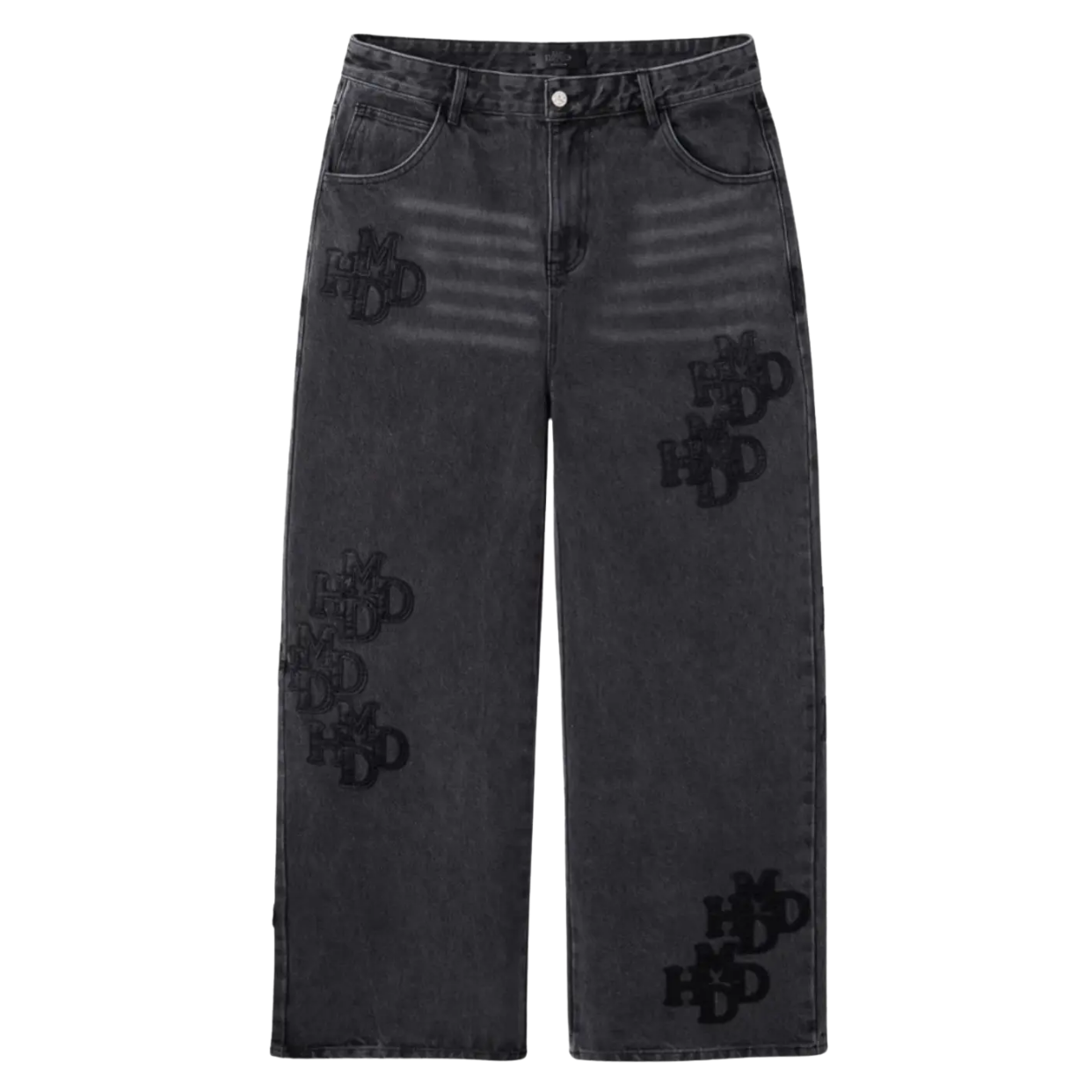 HMDDLA PANT 'DOUBLE BLACK PATCH'