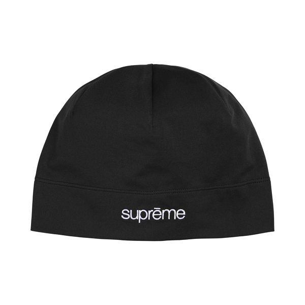 SUPREME BEANIE 'BASE LAYER BLACK'