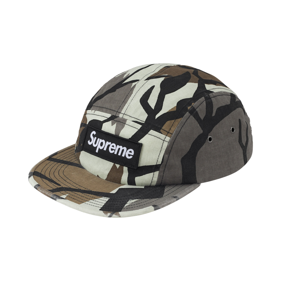 SUPREME CAP 'MILITARY CAMP FALL GREY PREDATOR CAMO'