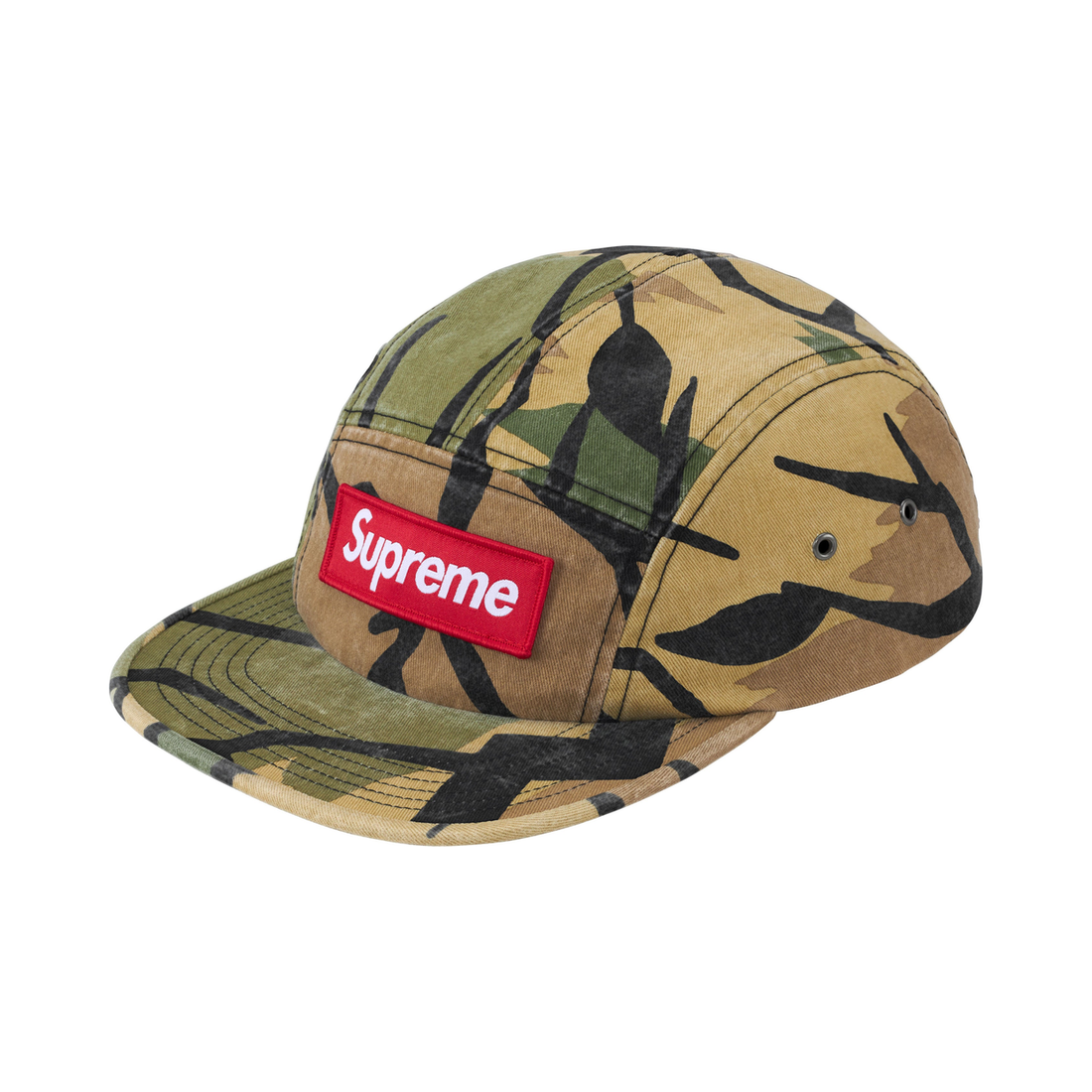 SUPREME CAP 'MILITARY CAMP SPRING GREEN PREDATOR CAMO'