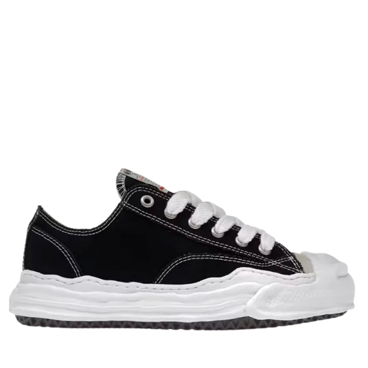 MAISON MIHARA YASUHIRO HANK OG SOLE CANVAS LOW 'BLACK'