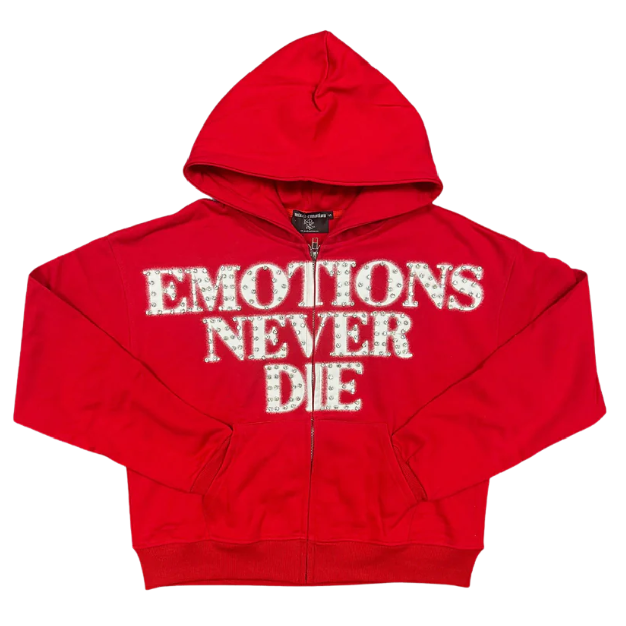 MIXED EMOTIONS HOODIE 'RED END'