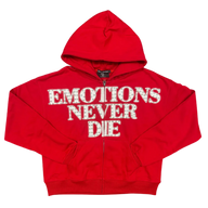 MIXED EMOTIONS HOODIE 'RED END'