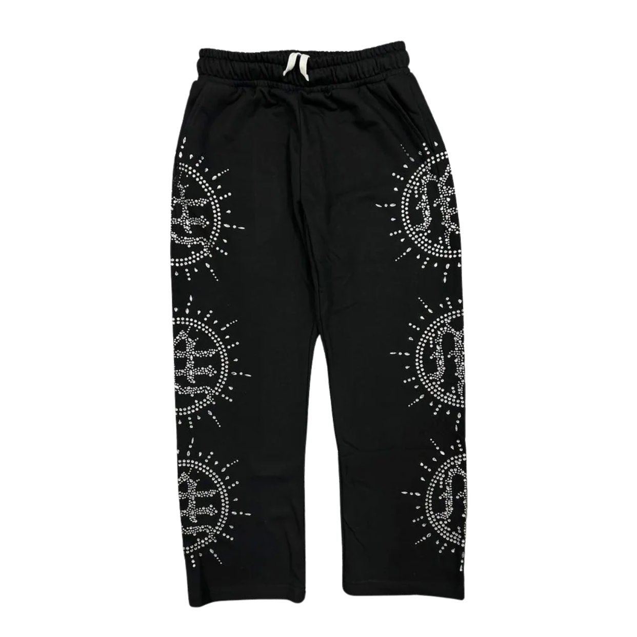MIXED EMOTIONS PANT 'ECLIPSE BLACK RHINESTONE'