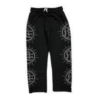MIXED EMOTIONS PANT 'ECLIPSE BLACK RHINESTONE'
