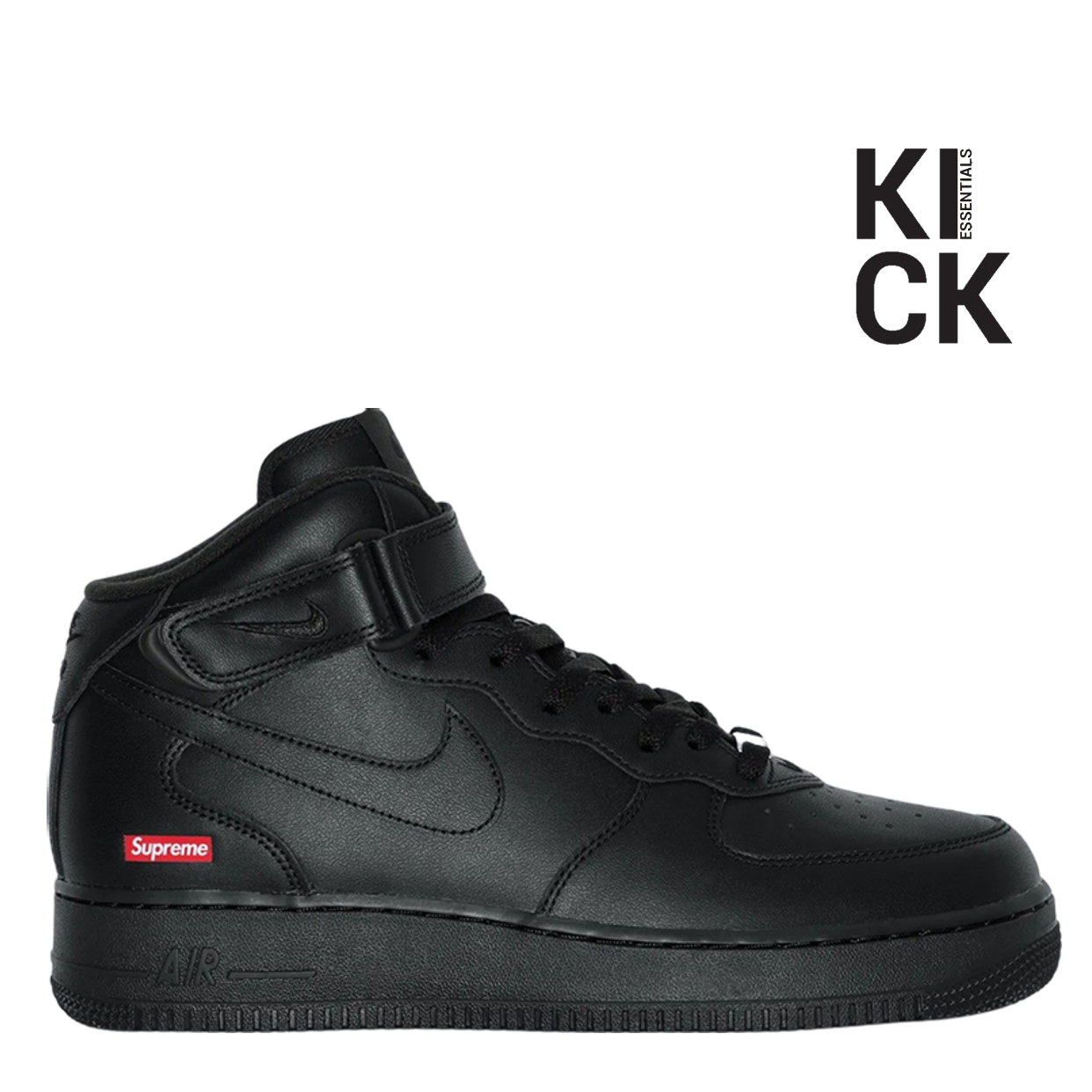 NIKE AIR FORCE 1 MID 'SUPREME BLACK'