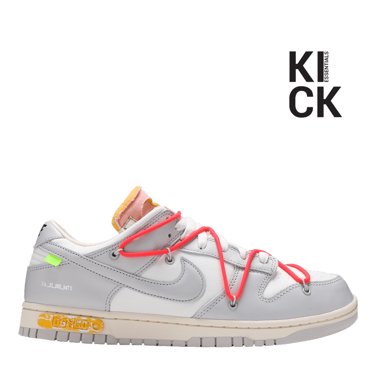 NIKE DUNK LOW 'OFF WHITE LOT 6'