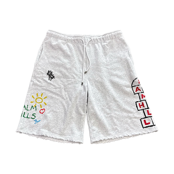 PALM HILLS SHORT 'GREY CHALK 3/4'