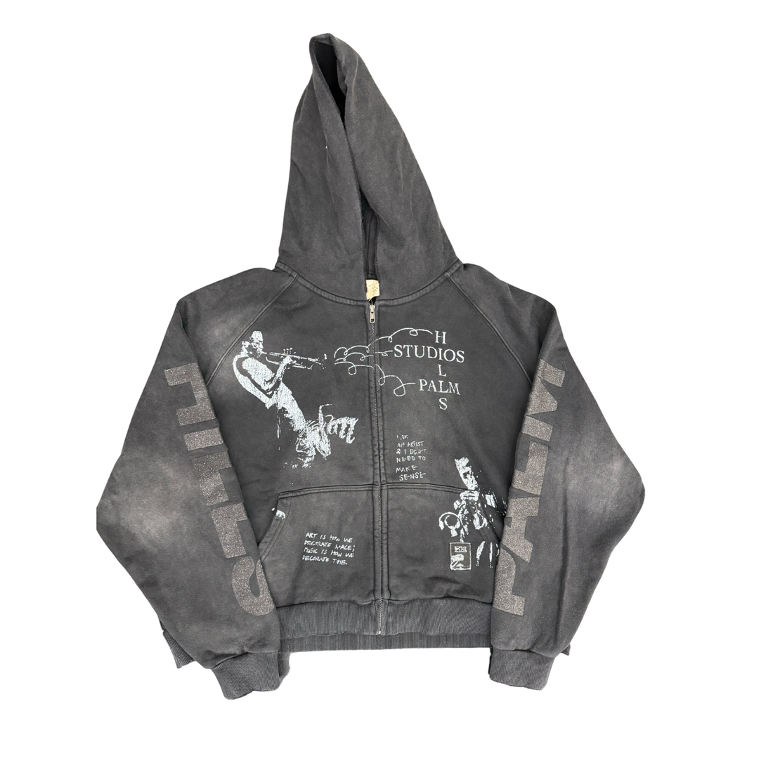 PALM HILLS ZIP-UP 'BLACK STUDIOS'