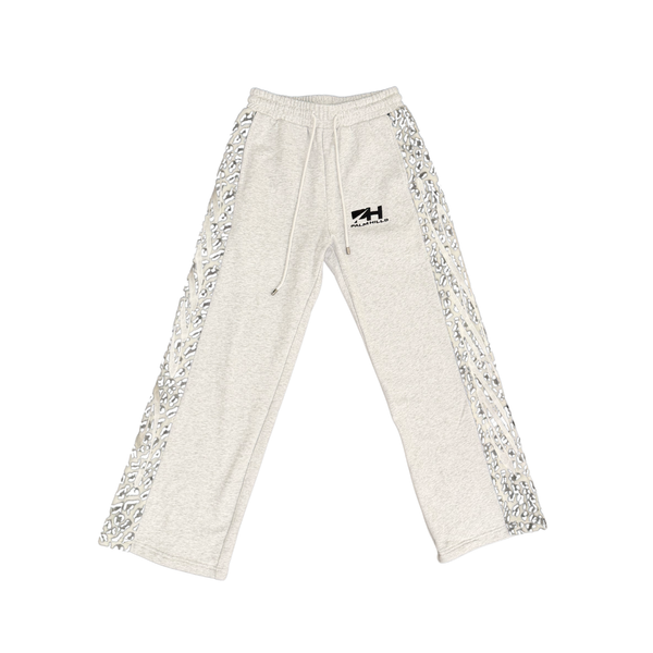 PALM HILLS SWEATPANT 'GREY LEOPARD'