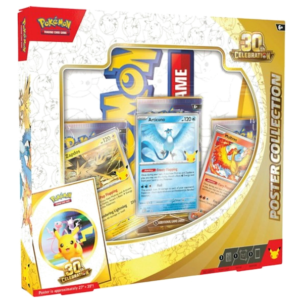 POKEMON POSTER COLLECTION '2026 MEGA EVOLUTION 30TH ANNIVERSARY CELEBRATION'