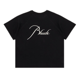 RHUDE TEE 'CLASSIQUE RAGLAN BLACK WHITE'