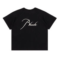 RHUDE TEE 'CLASSIQUE RAGLAN BLACK WHITE'
