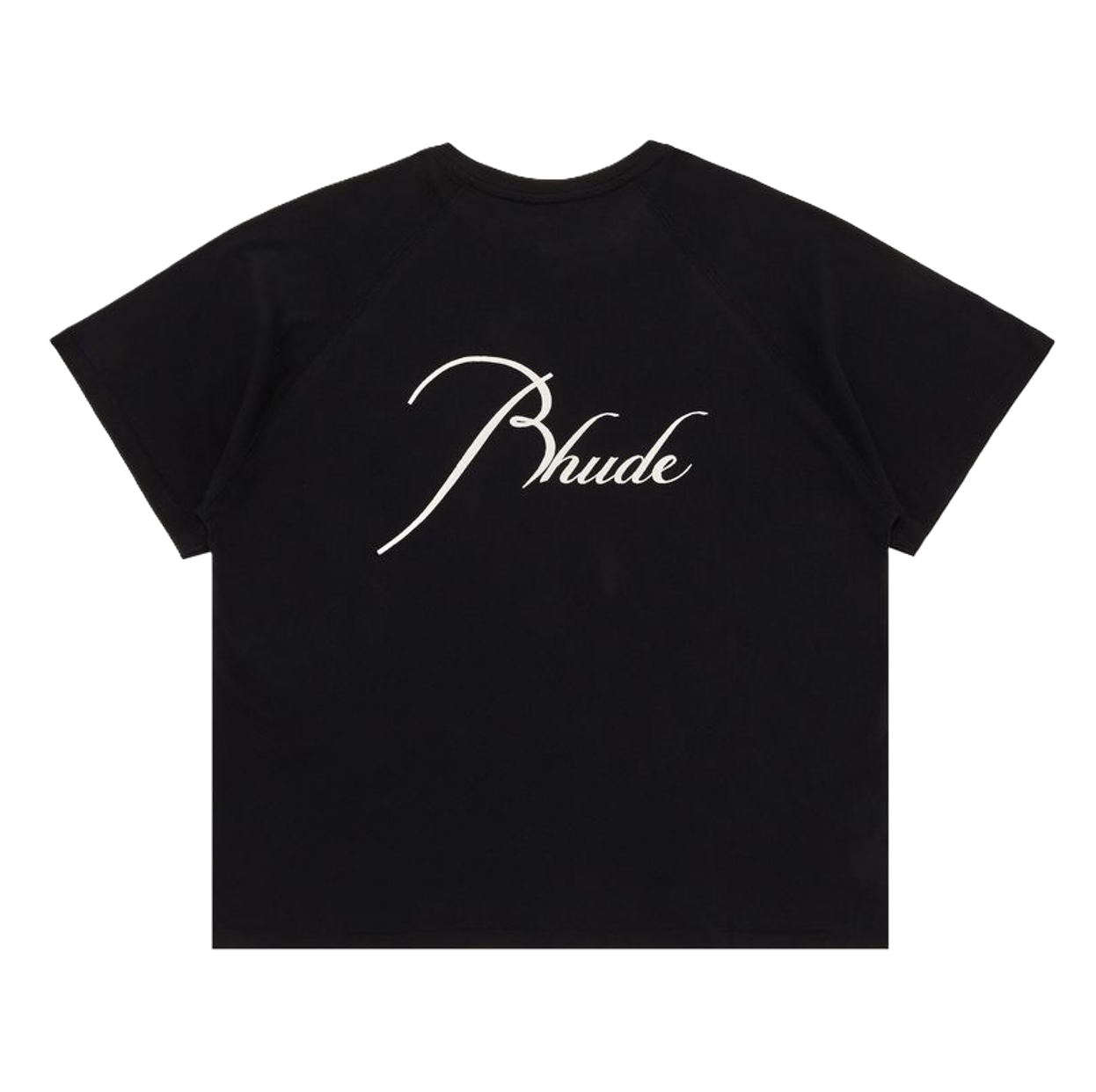 RHUDE TEE 'CLASSIQUE RAGLAN BLACK WHITE'
