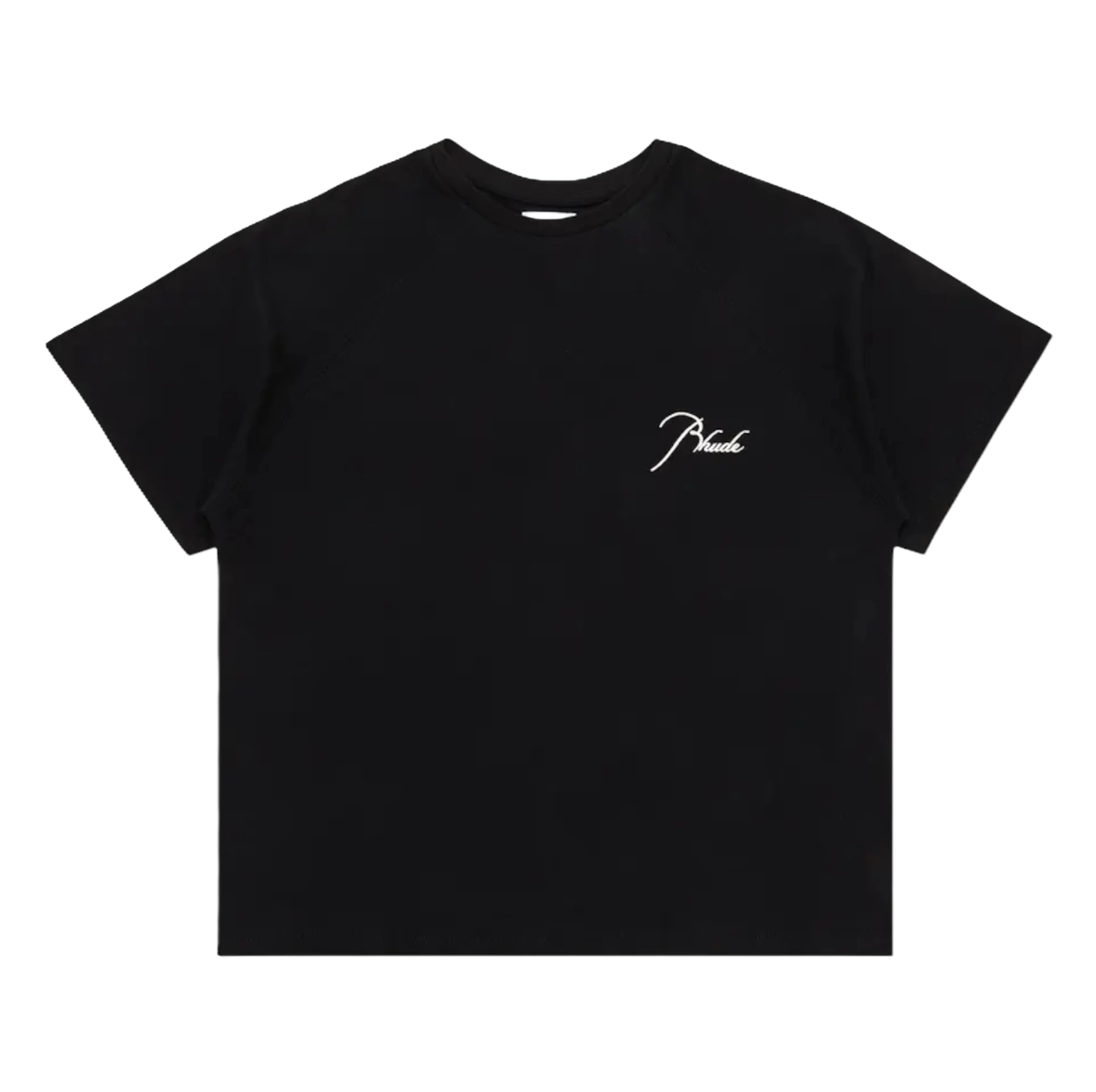 RHUDE TEE 'CLASSIQUE RAGLAN BLACK WHITE'