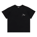 RHUDE TEE 'CLASSIQUE RAGLAN BLACK WHITE'