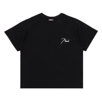 RHUDE TEE 'CLASSIQUE RAGLAN BLACK WHITE'