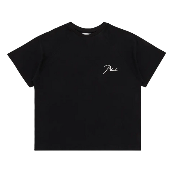 RHUDE TEE 'CLASSIQUE RAGLAN BLACK WHITE'