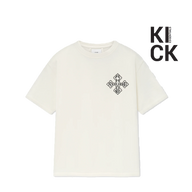 RHUDE TEE 'CROSS COTTON WHITE'