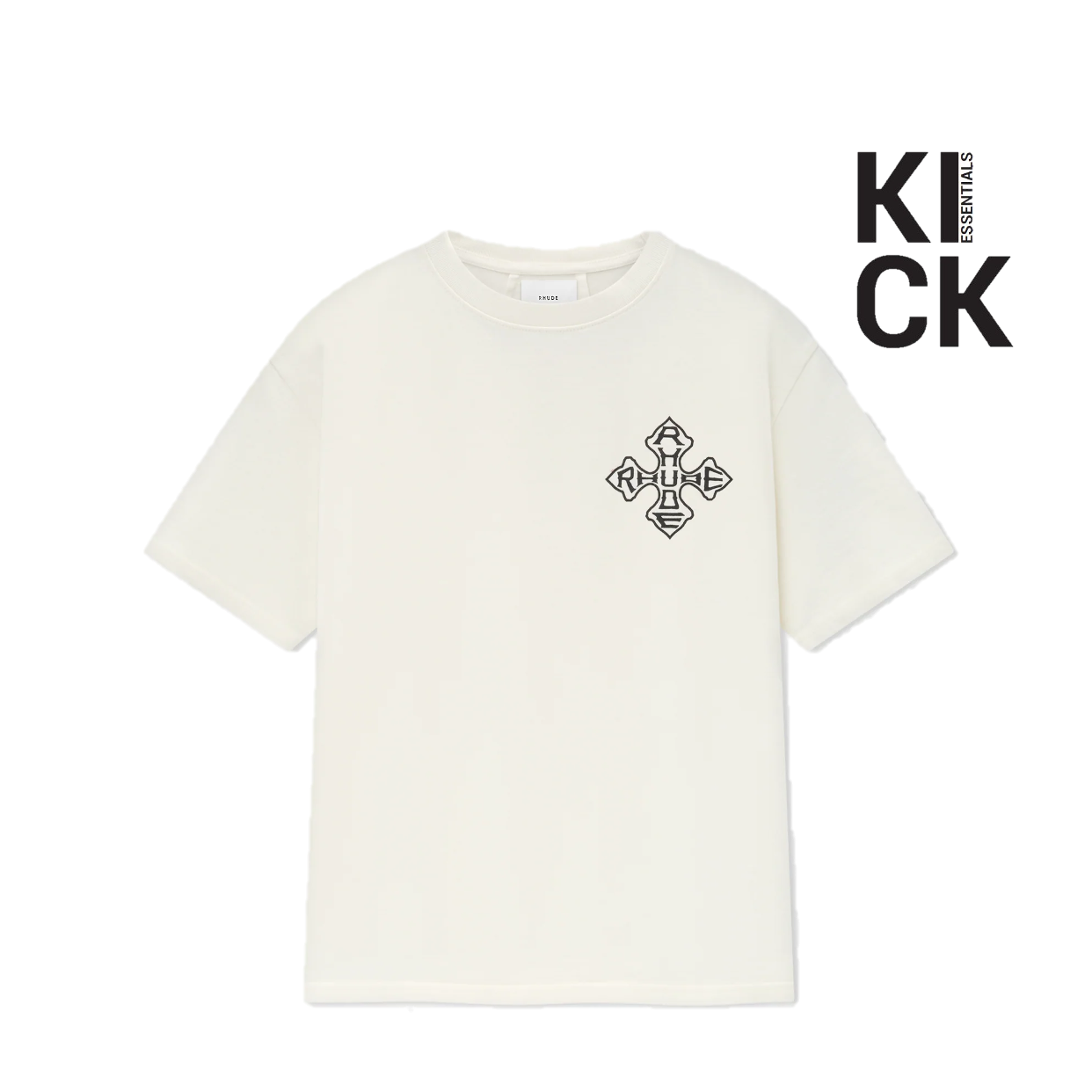 RHUDE TEE 'CROSS COTTON WHITE'