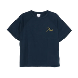 RHUDE TEE 'CLASSIC NAVY YELLOW'