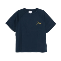 RHUDE TEE 'CLASSIC NAVY YELLOW'
