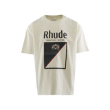 RHUDE TEE 'COLLINS FUMAR WHITE BLACK RED'