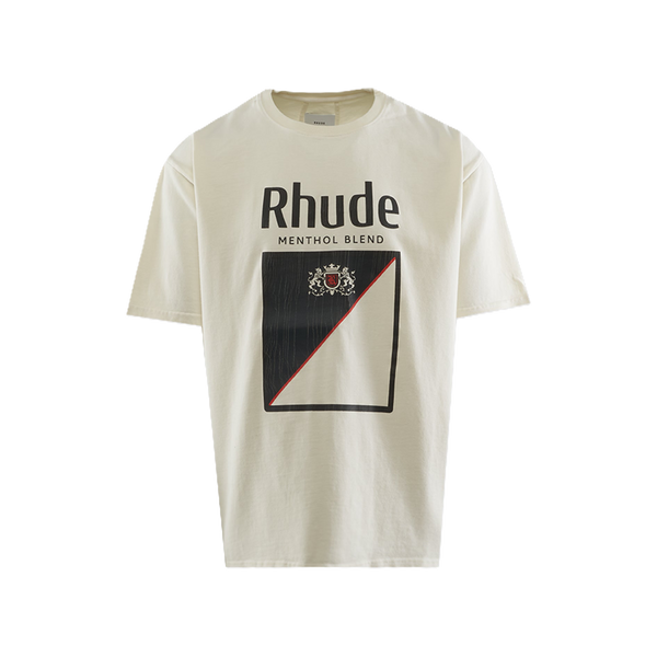 RHUDE TEE 'COLLINS FUMAR WHITE BLACK RED'