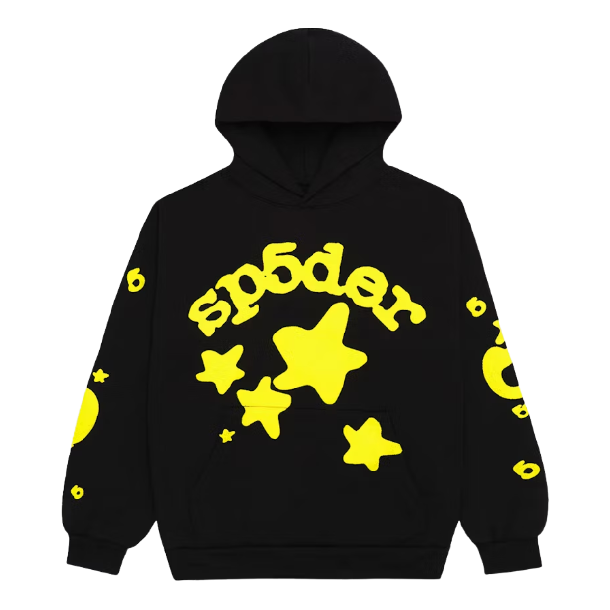 SPIDER HOODIE 'BELUGA BLACK YELLOW'