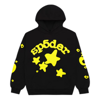 SPIDER HOODIE 'BELUGA BLACK YELLOW'