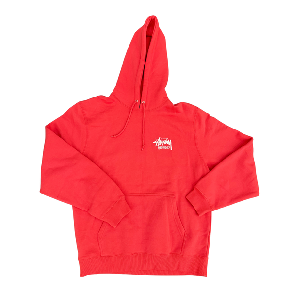 STUSSY HOODIE 'HONOLULU RED'