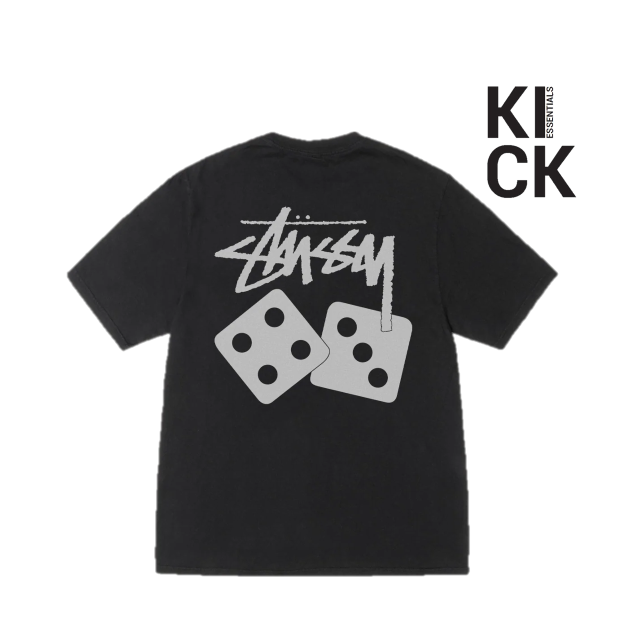 STUSSY TEE 'DICE BLACK'