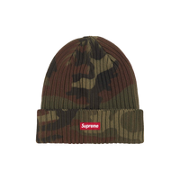 SUPREME BEANIE 'OVERDYED WOODLAND CAMO'