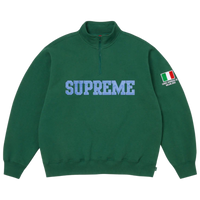 SUPREME HALF-ZIP 'FLAG DARK GREEN'