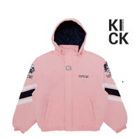 SUPREME JACKET 'MITCHELL AND NESS NCAA PINK'
