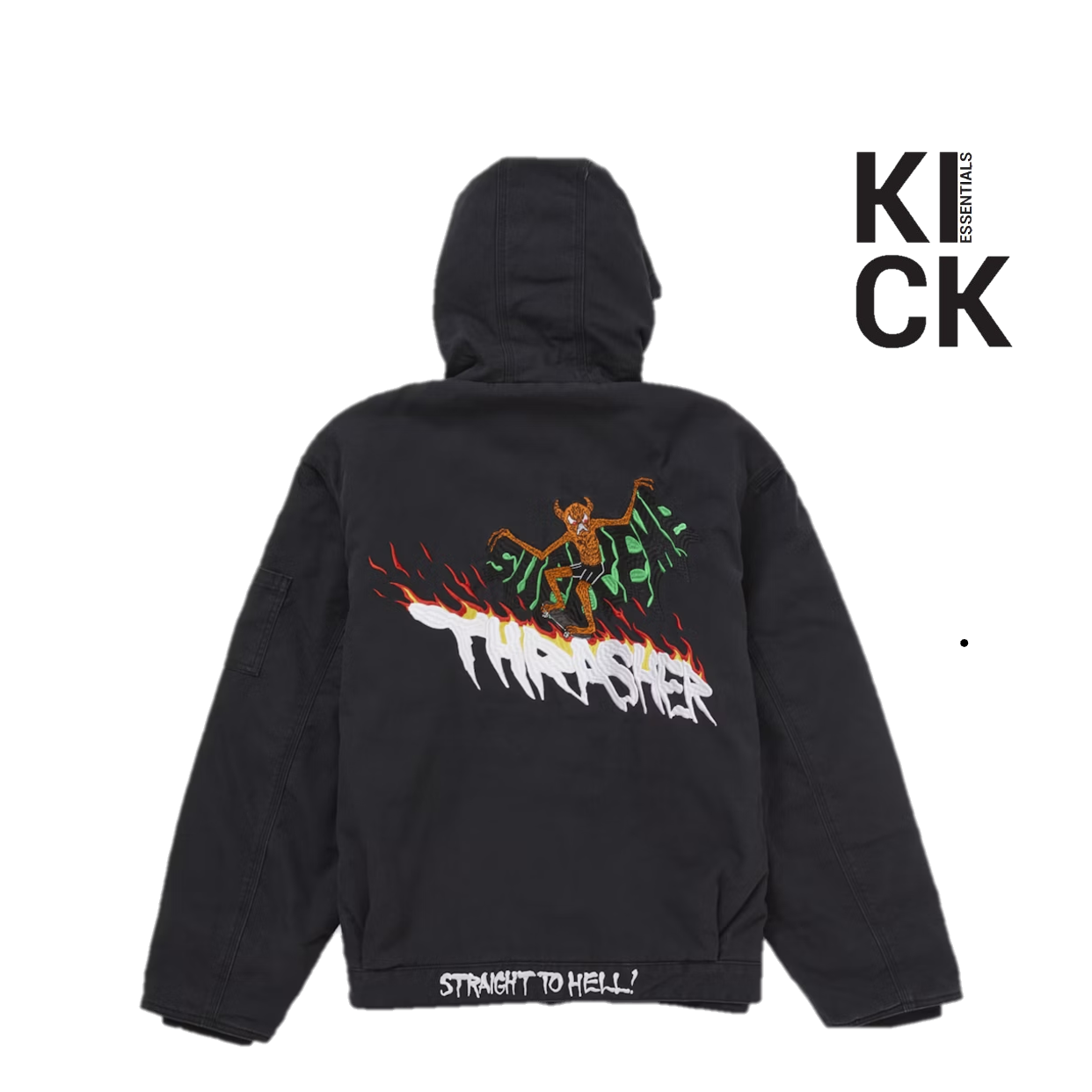 SUPREME JACKET 'THRASHER BLACK'