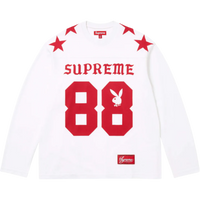 SUPREME LONGSLEEVE 'PLAYBOY WHITE'