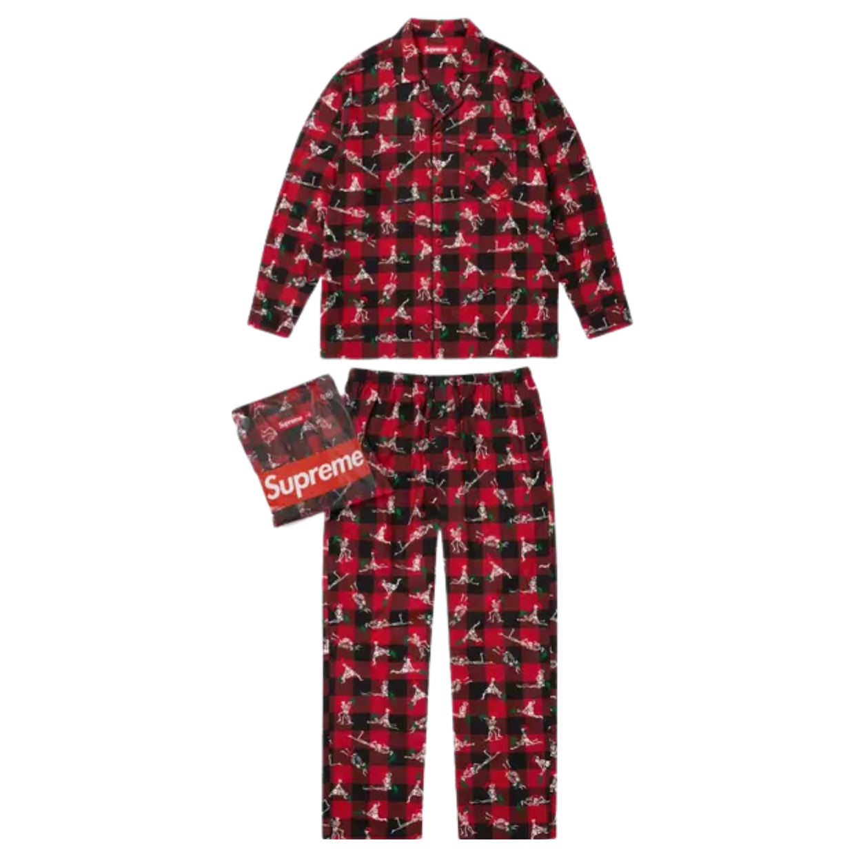 SUPREME PAJAMA SET 'HOLIDAY PLAID'