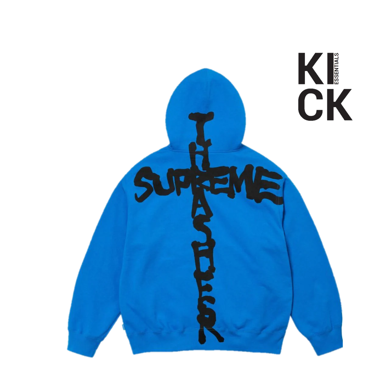 SUPREME HOODIE 'THRASHER ZIP BRIGHT BLUE'