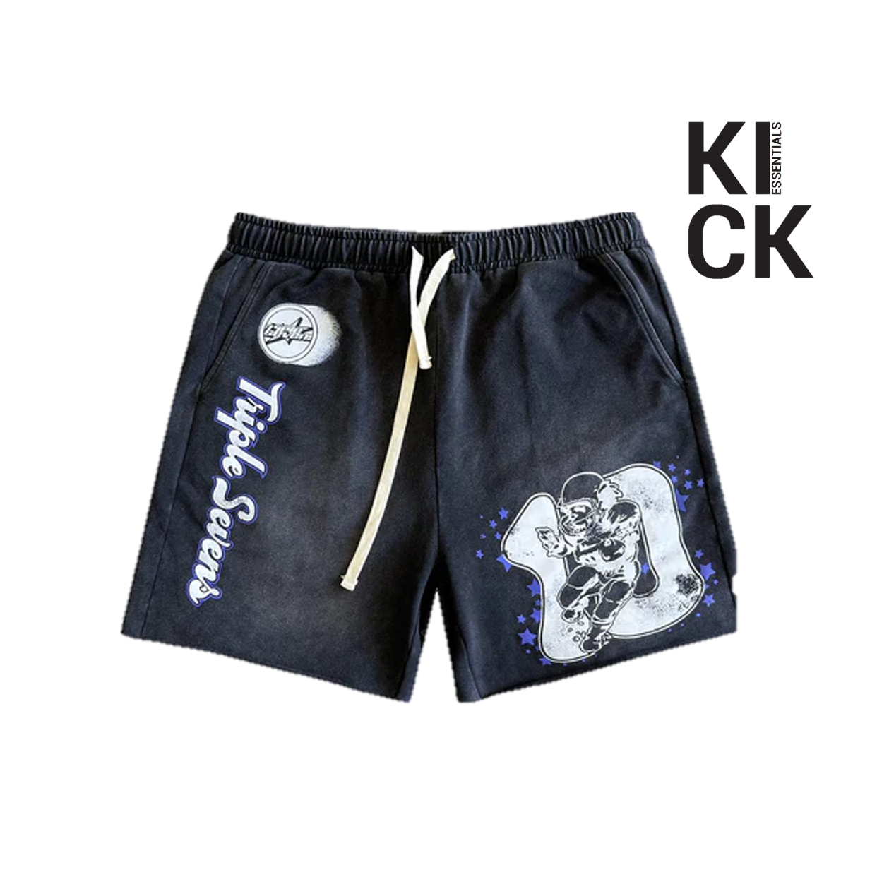 TRIPLE SEVEN SHORTS 'BLACK'