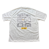 PAS DE MONACO TEE 'TURBO OFF WHITE'
