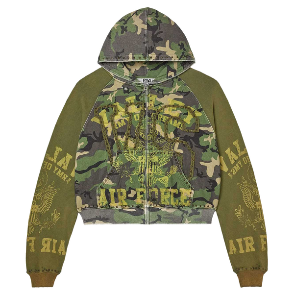 VALE FOREVER ZIP UP HOODIE 'CAMO'