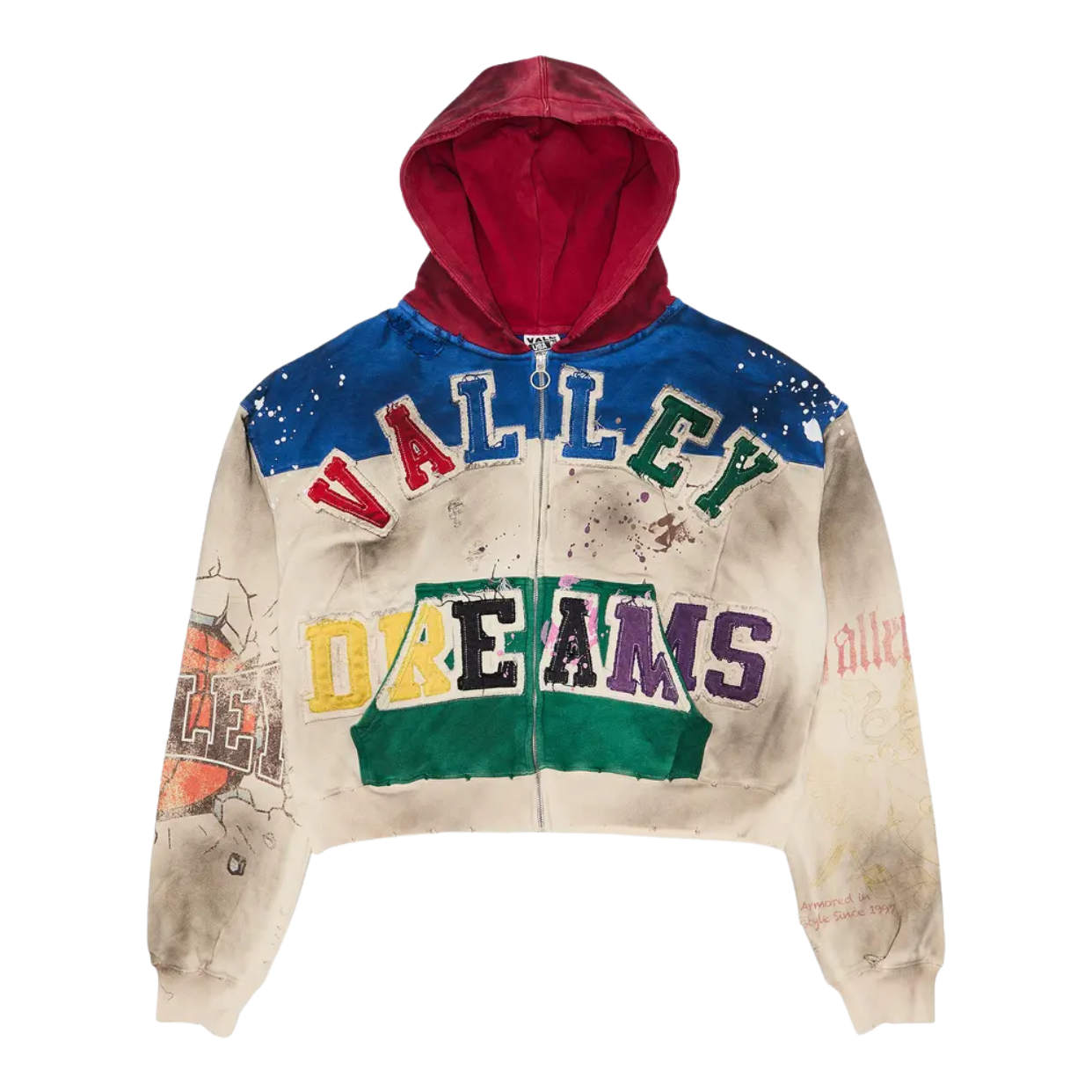 VALE FOREVER ZIP-UP 'COLLAGE RHYMES TONE'