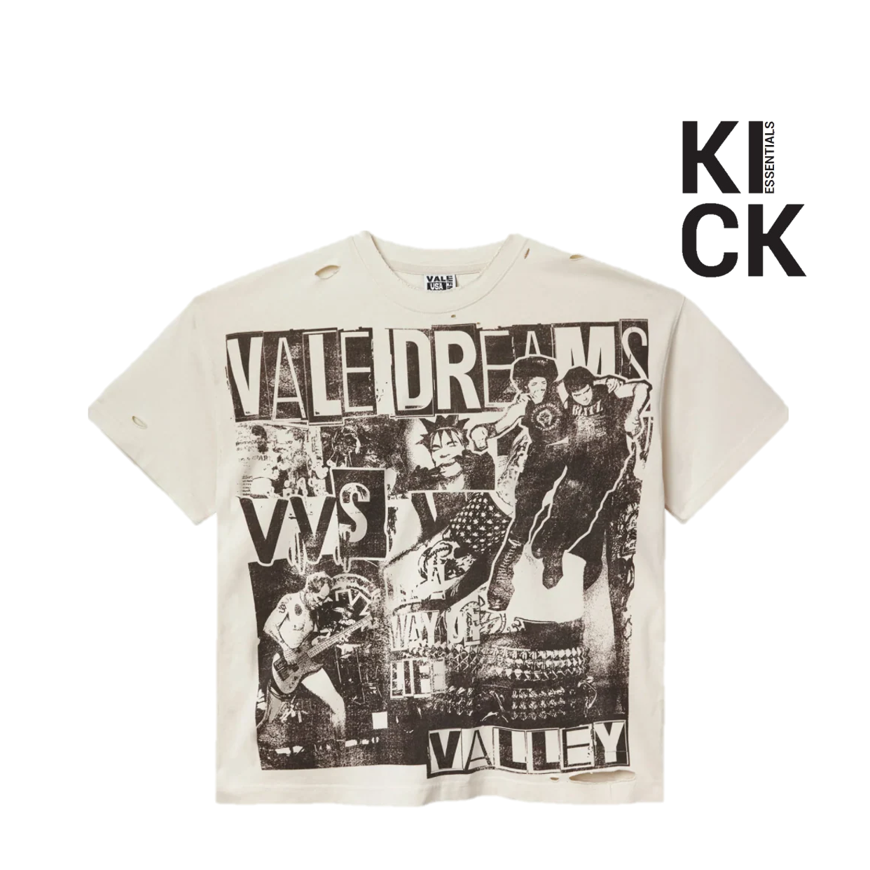 VALE FOREVER TEE 'MOSHPIT WHITE'