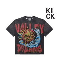 VALE FOREVER TEE 'THRASHED BLACK'