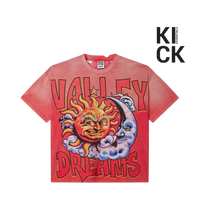 VALE FOREVER TEE 'THRASHED RED'