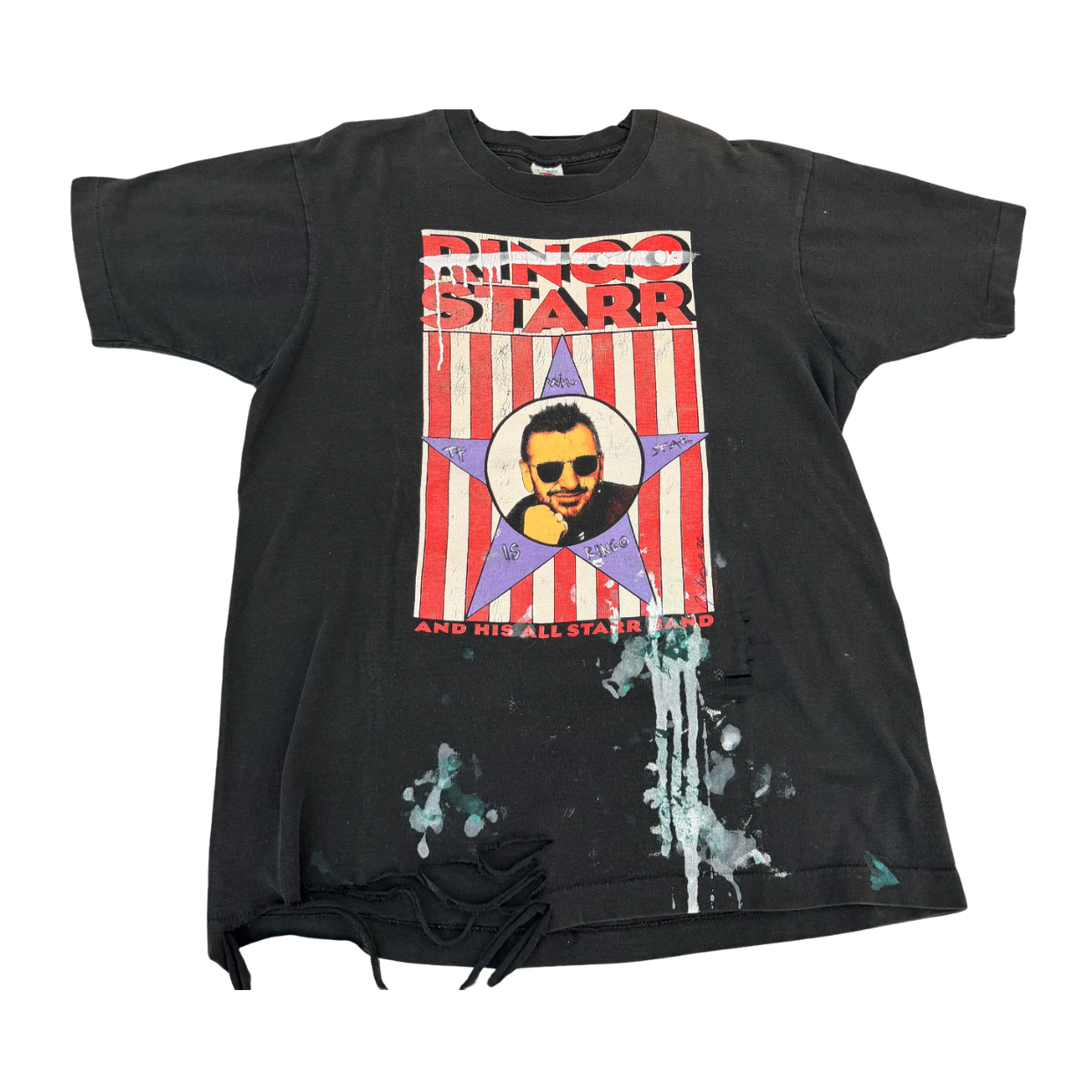VINTAGE TEE 'RINGO STARR BLACK'