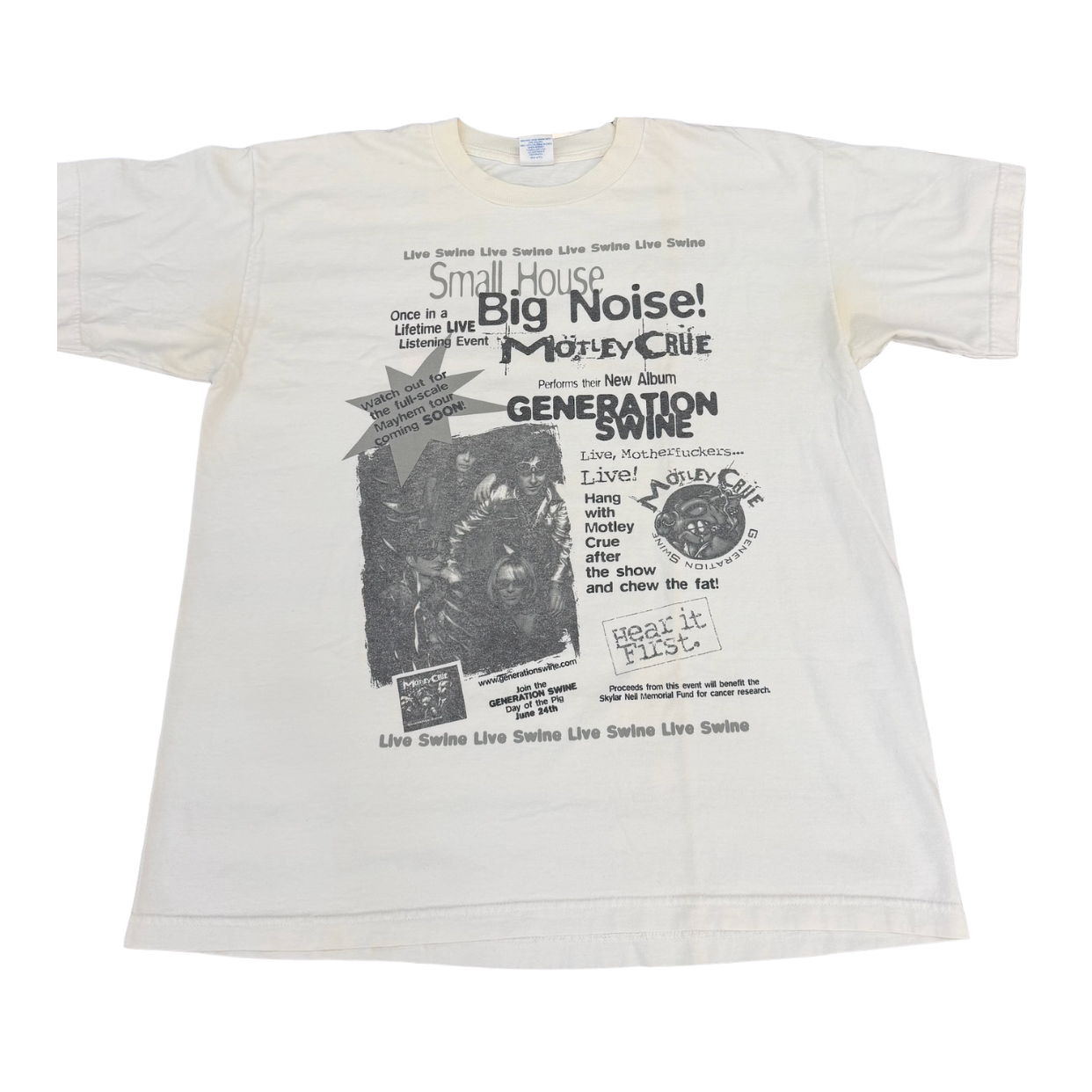 VINTAGE TEE 'GENERATION SWINE WHITE'