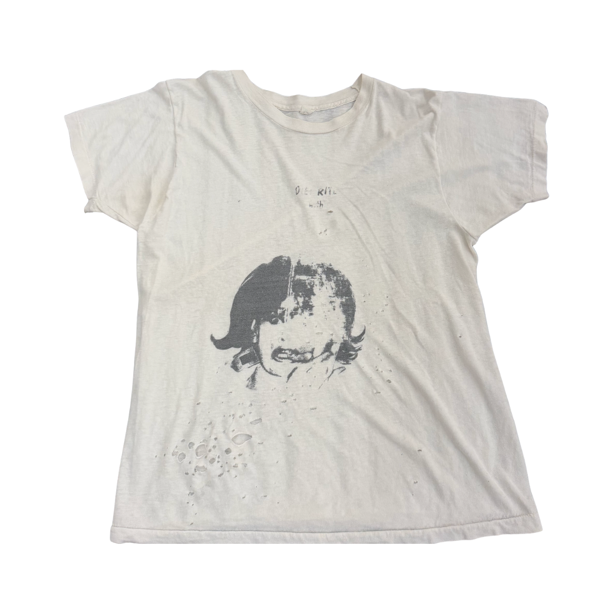 VINTAGE TEE 'FACE WHITE'